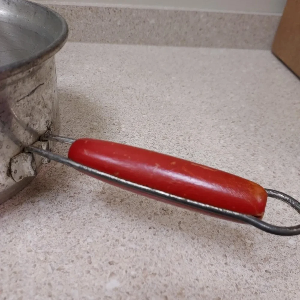 Vintage Foley Food Mill Masher With Red‎ Wood Handles